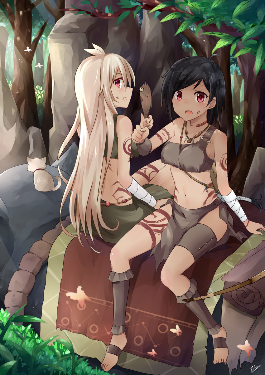 falsha and kailani (original) drawn by mmrailgun
