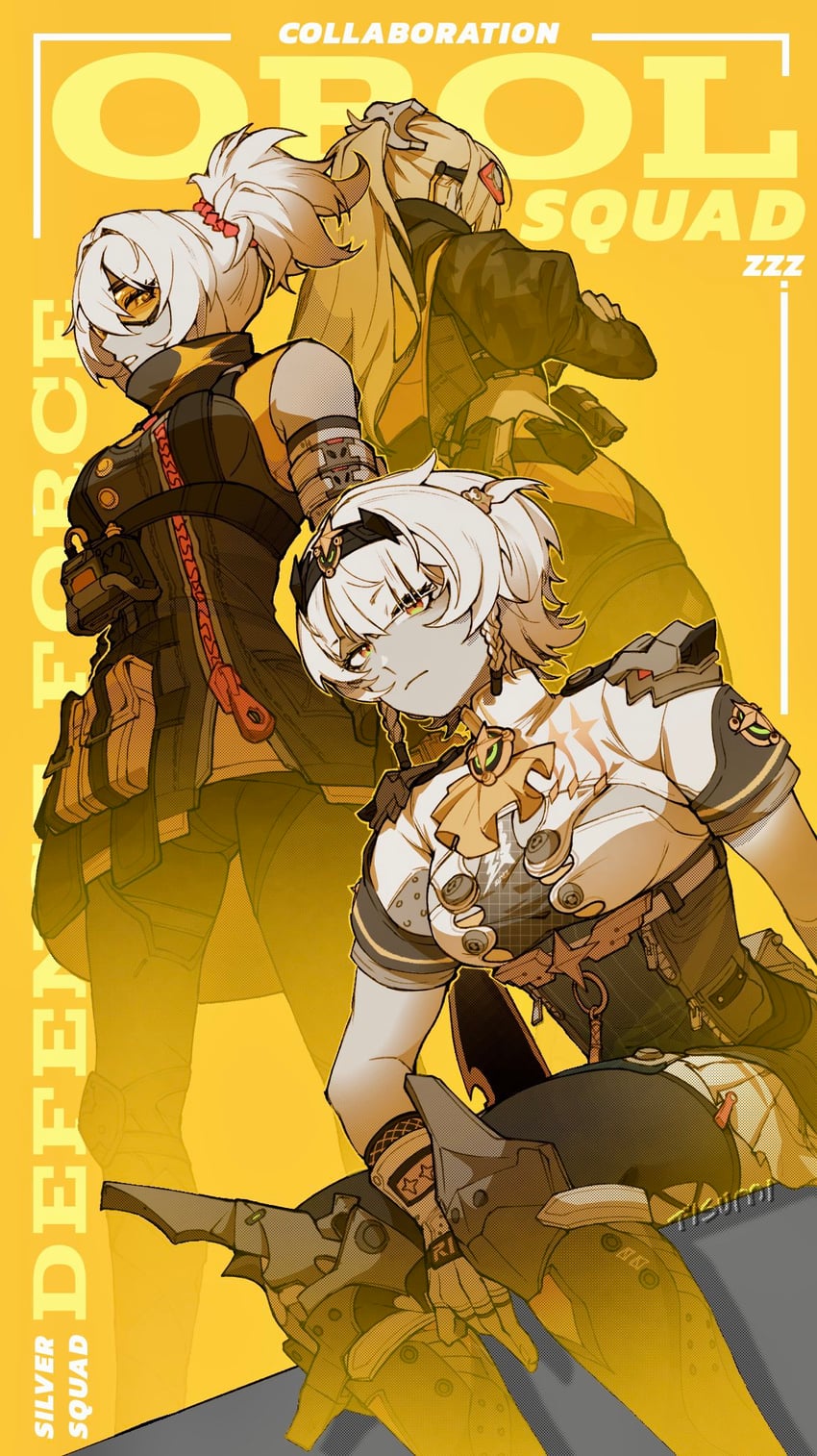 anby demara, trigger, and soldier 11 (zenless zone zero) drawn by suimi_esse