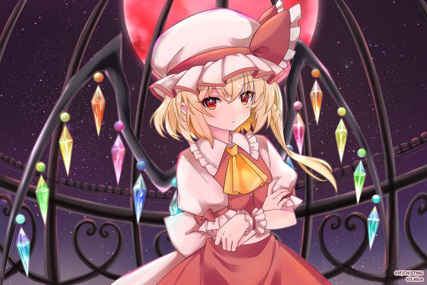 flandre scarlet (touhou and 1 more) drawn by 7niitouho