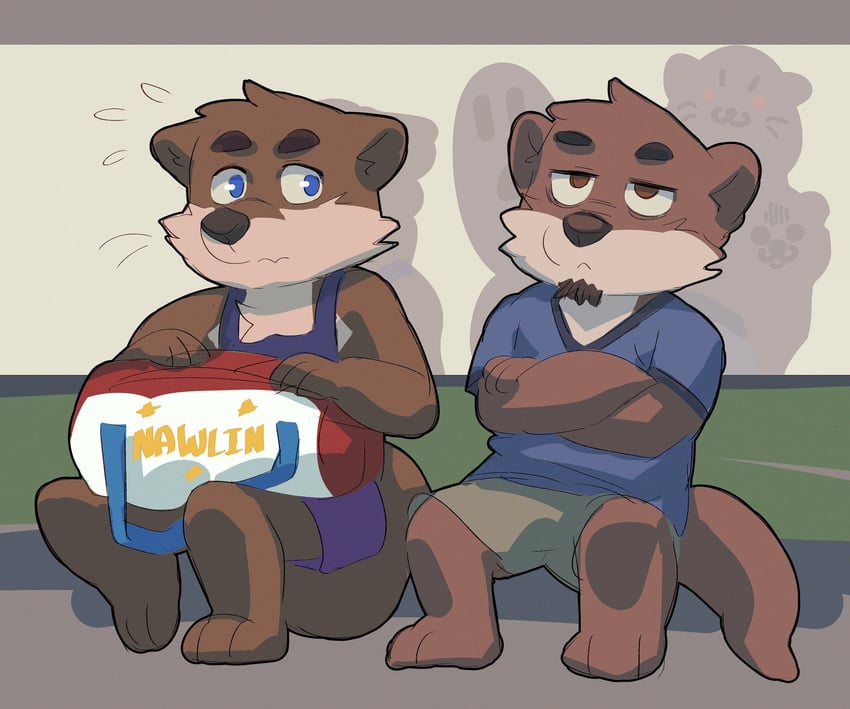 samuel ayers, chase hunter, the embrace, socket man, and cody laurent (the smoke room and 3 more) drawn by crimsonrabbit_(crimsonann)