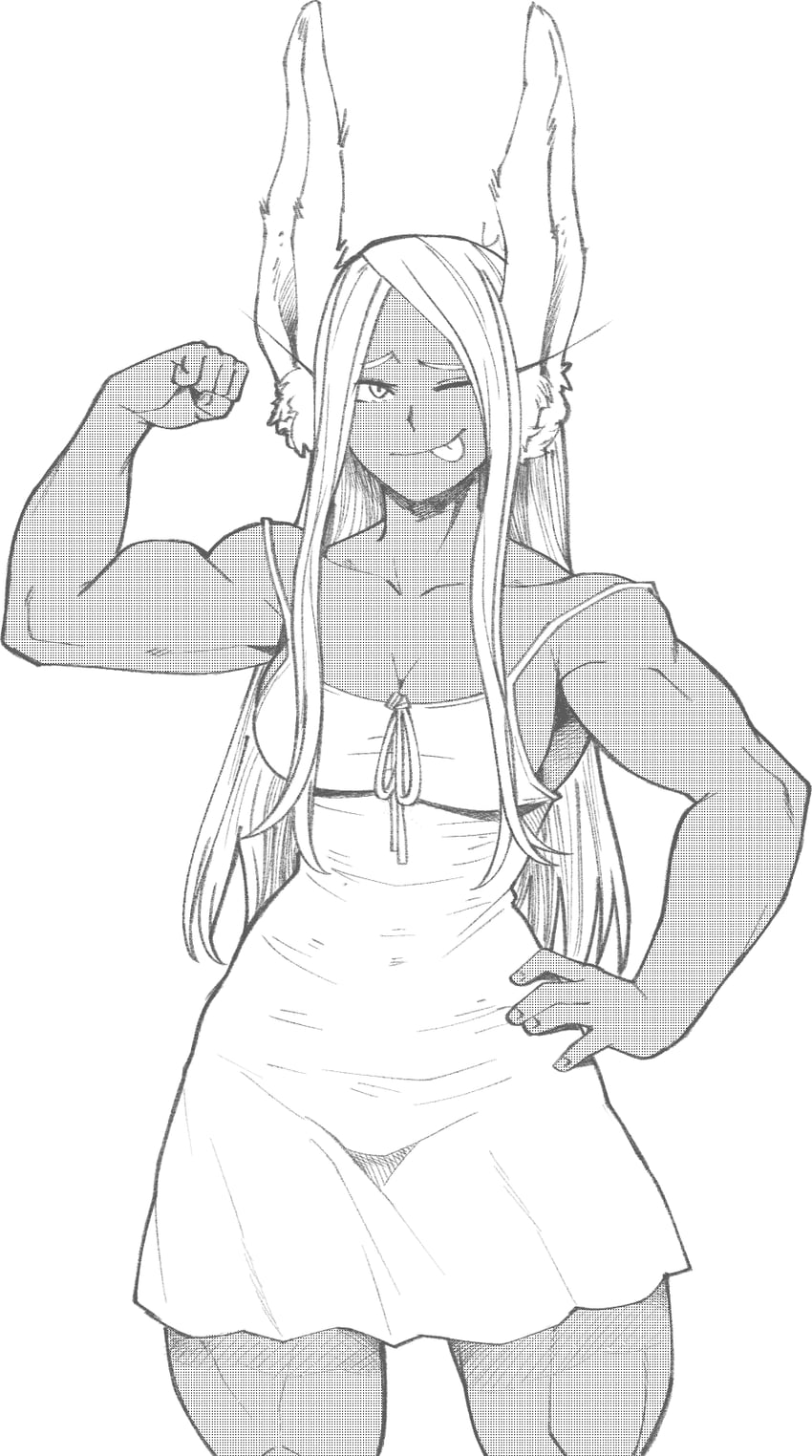 mirko (boku no hero academia) drawn by gutsbro