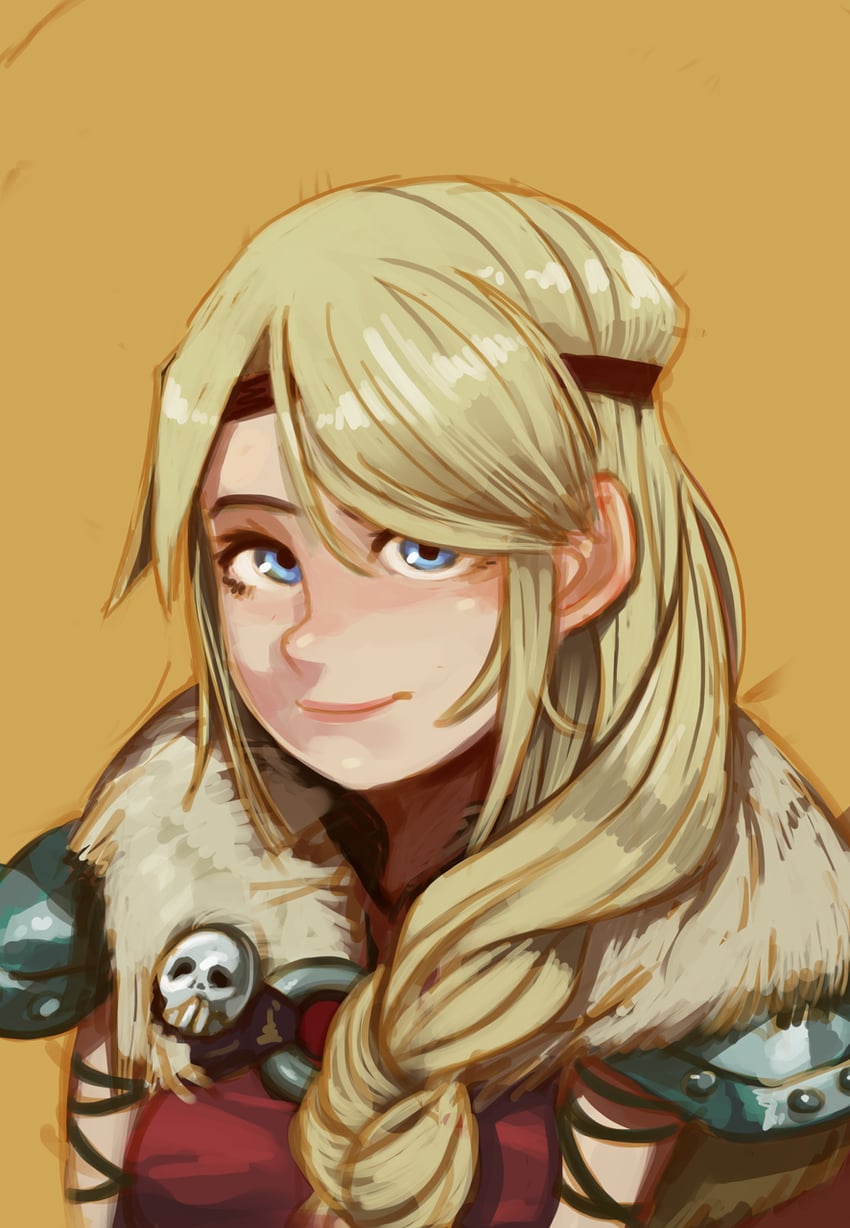 astrid hofferson (how to train your dragon) drawn by polyle