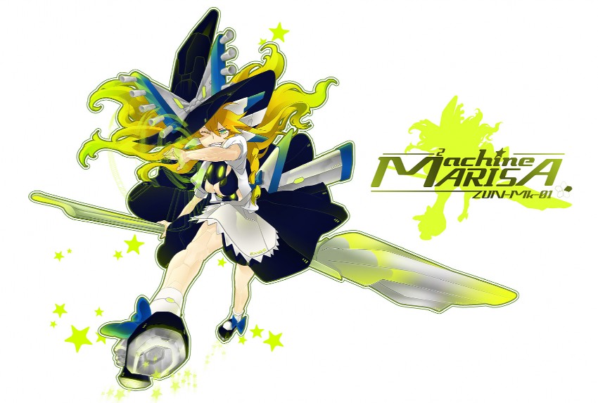 kirisame marisa (touhou) drawn by yumiya