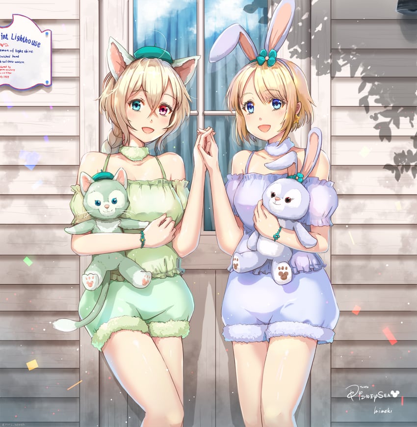 stellalou and gelatoni (duffy and friends) drawn by himeki_(gigo484800)