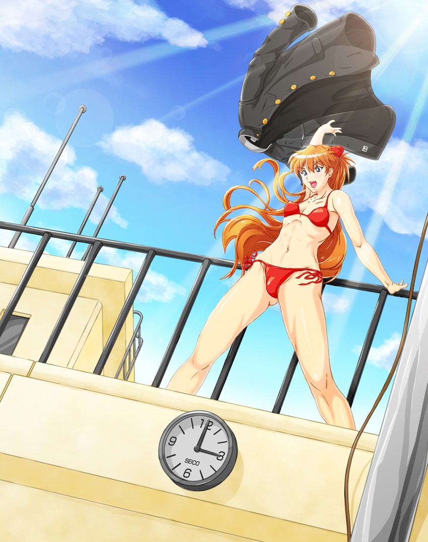 souryuu asuka langley (neon genesis evangelion) drawn by jeibii