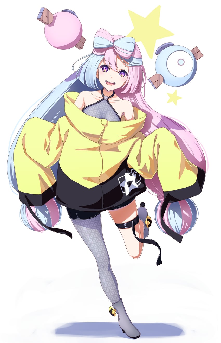 iono (pokemon and 1 more) drawn by amagi_(volfuji)