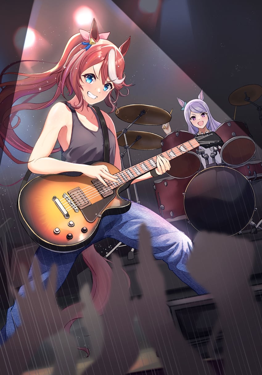 mejiro mcqueen and tokai teio (umamusume) drawn by shuten_(shutehaan)