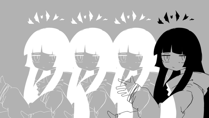 virtuosa (arknights and 2 more) drawn by intya_(instaunce)