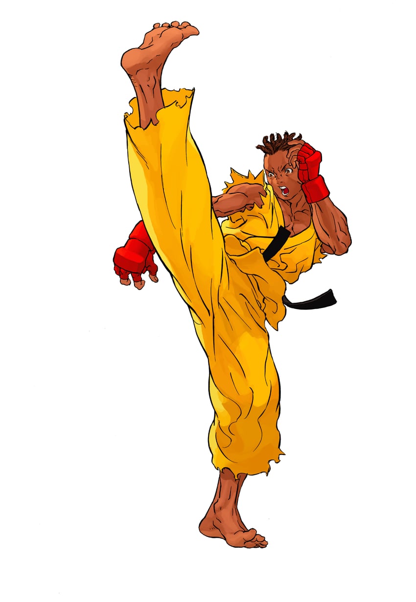 sean matsuda (street fighter and 1 more) drawn by nishimura_kinu