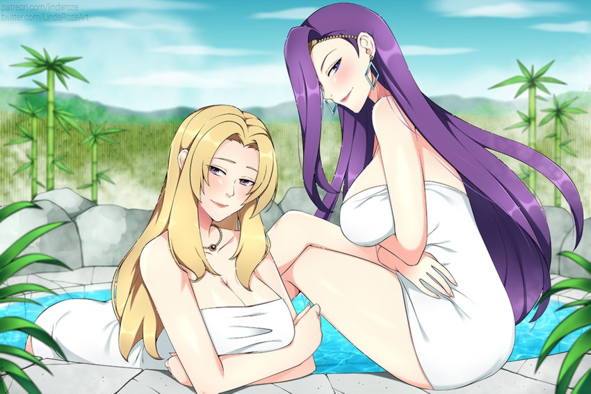 sonya and mathilda (fire emblem and 1 more) drawn by lindaroze