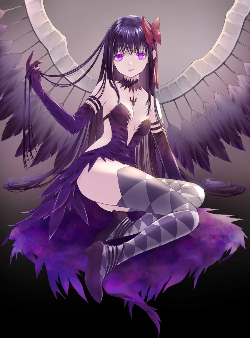akemi homura and akuma homura (mahou shoujo madoka magica and 1 more) drawn by riri_(ririwaldorf)