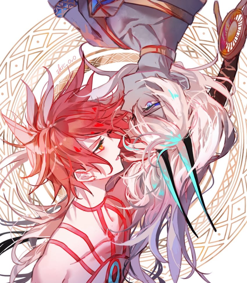 karna, arjuna, arjuna alter, and super karna (fate and 1 more) drawn by sakuramochi1003