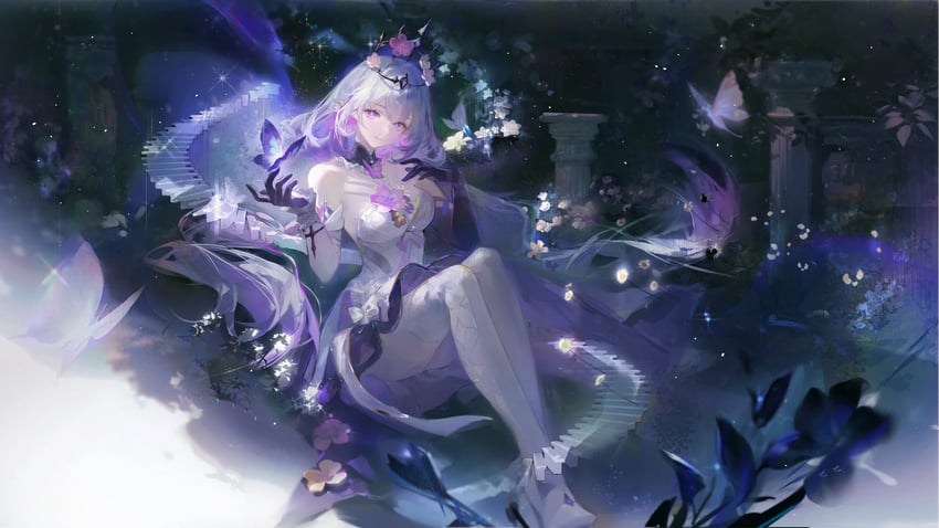 castorice (honkai and 1 more) drawn by bei_(beiziya2333)
