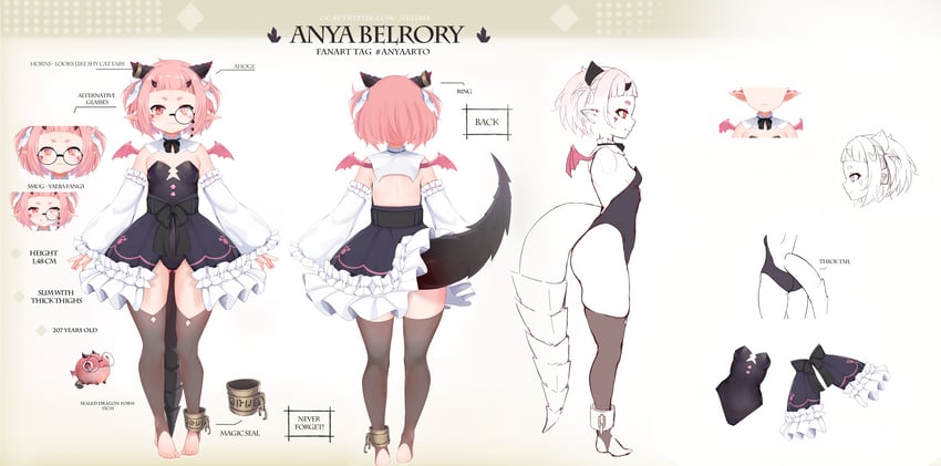anya belrory (original) drawn by nyatrix