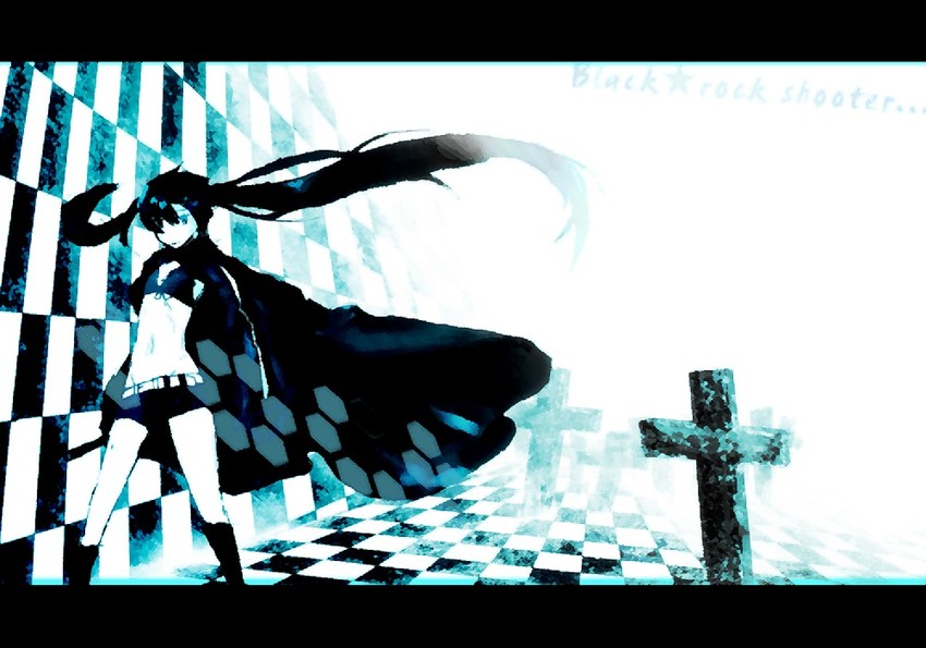 black rock shooter (black rock shooter) drawn by hoshino_gyo
