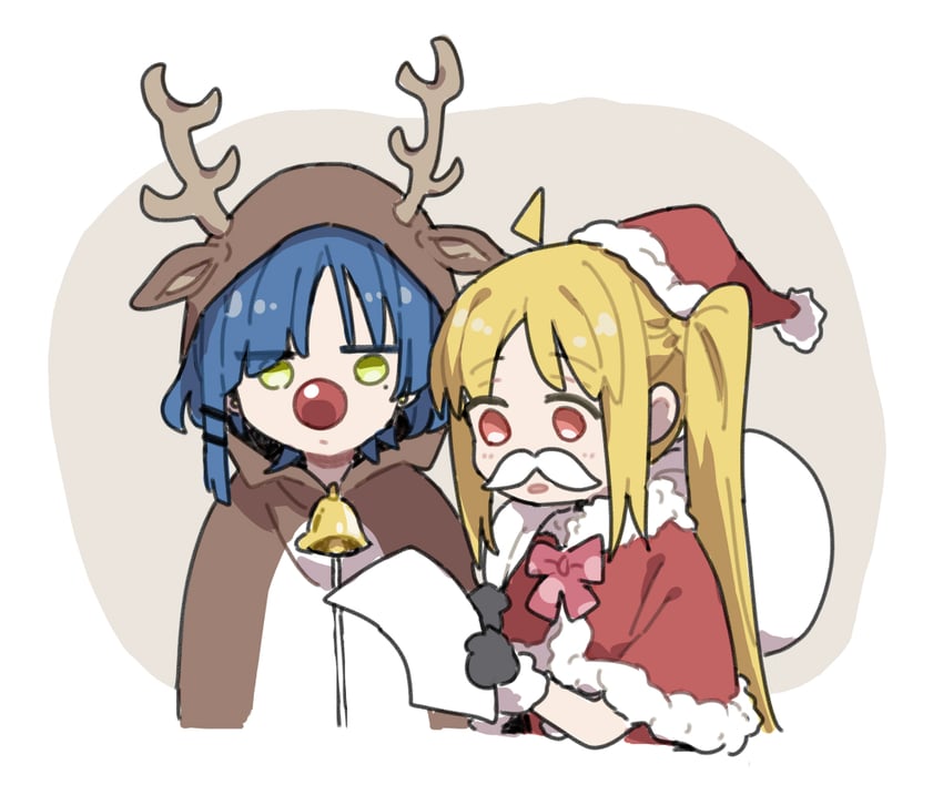 ijichi nijika and yamada ryo (bocchi the rock!) drawn by ree_(re-19)