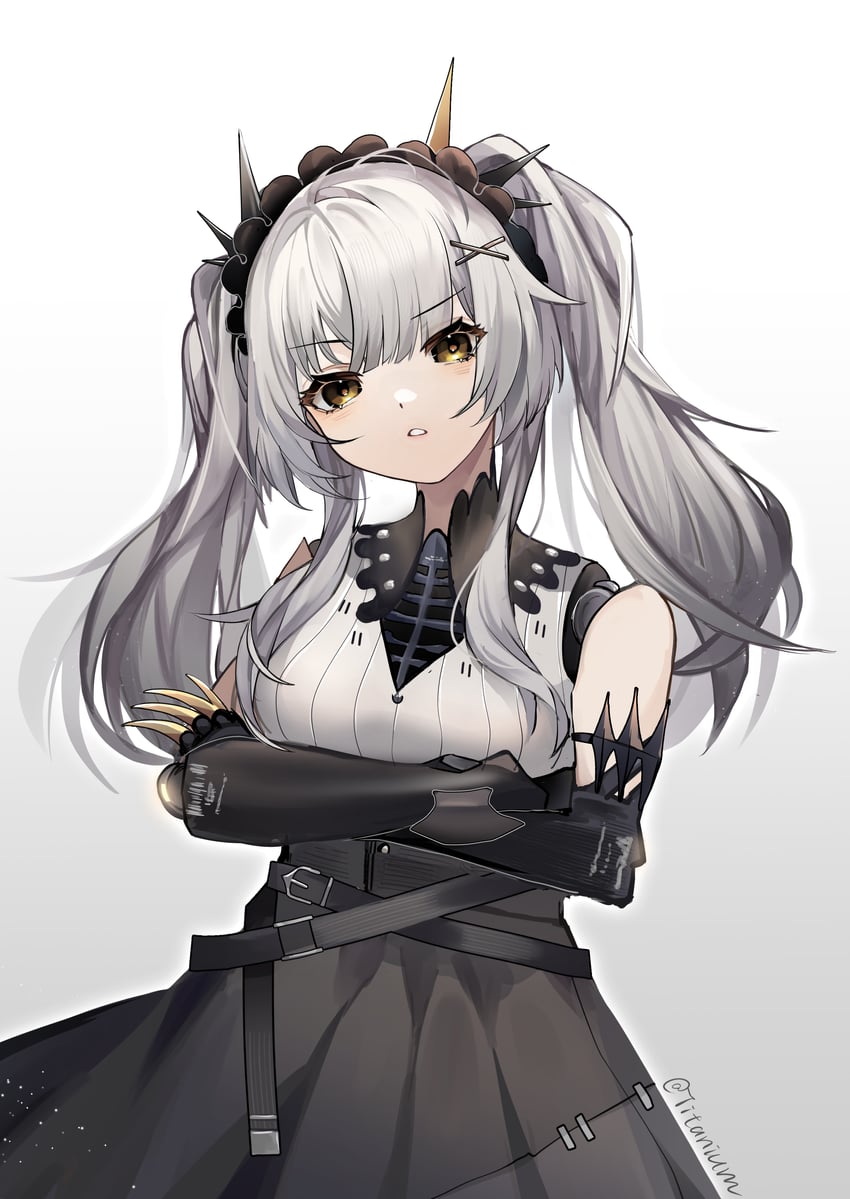 karenina and karenina: scire (punishing: gray raven) drawn by titaniumtai