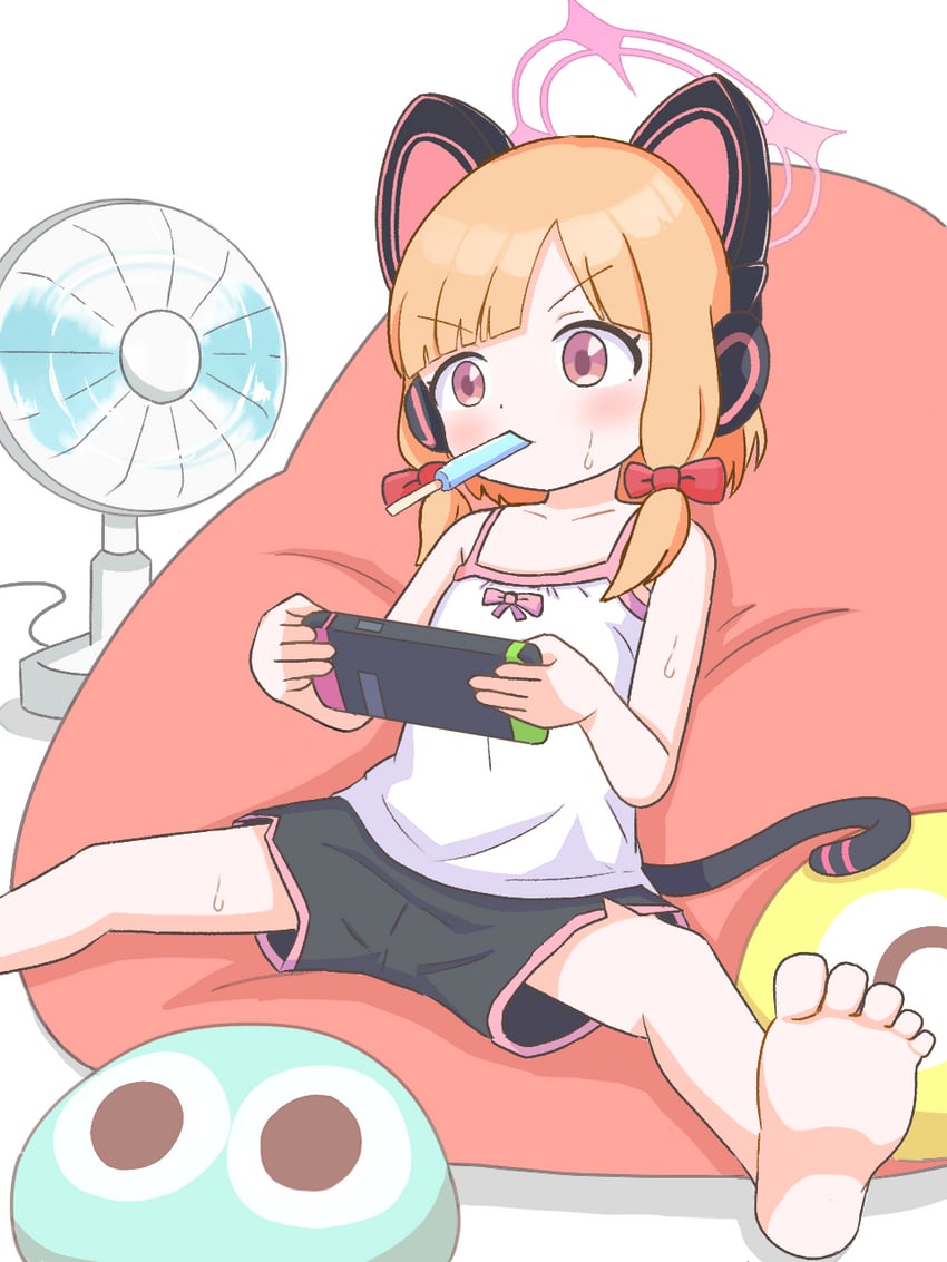 momoi and puyo (blue archive and 1 more) drawn by amanori