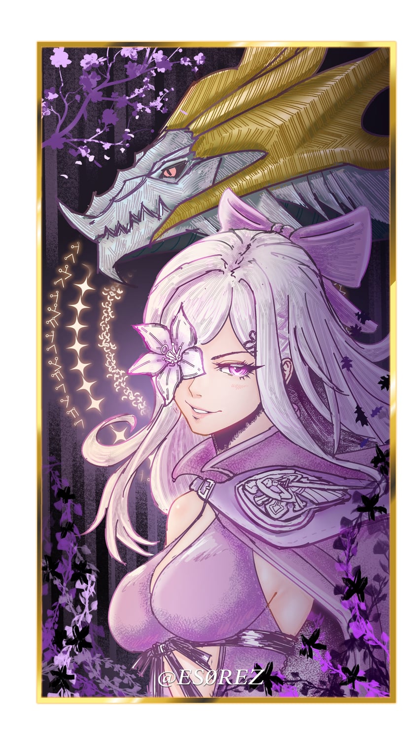 zero and mikhail (drag-on dragoon and 1 more) drawn by k0himizu