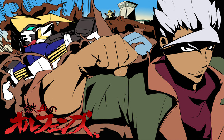 gundam barbatos and orga itsuka (gundam and 2 more) drawn by adakkyuu