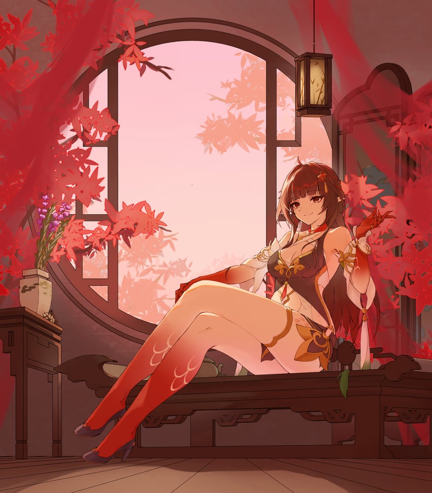 lingsha (honkai and 1 more) drawn by honey_boba
