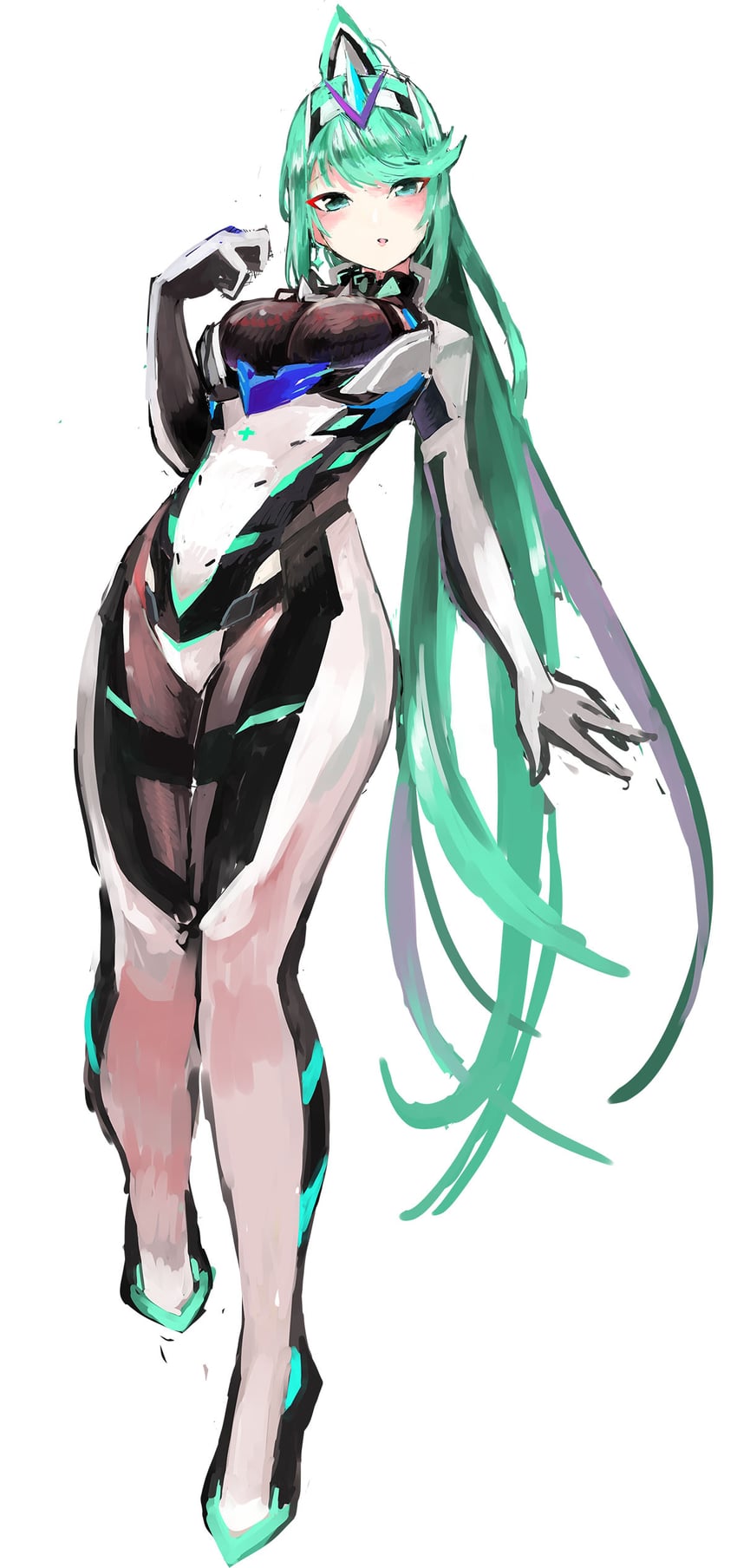 pneuma (xenoblade chronicles and 1 more) drawn by tim_(a9243190a)