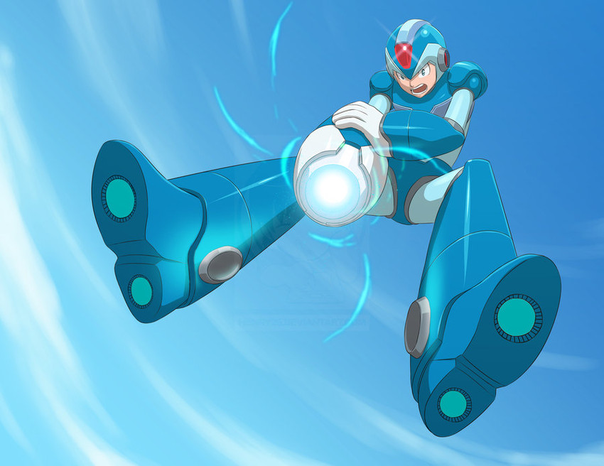 x (mega man and 2 more) drawn by mark_henry_bustamante
