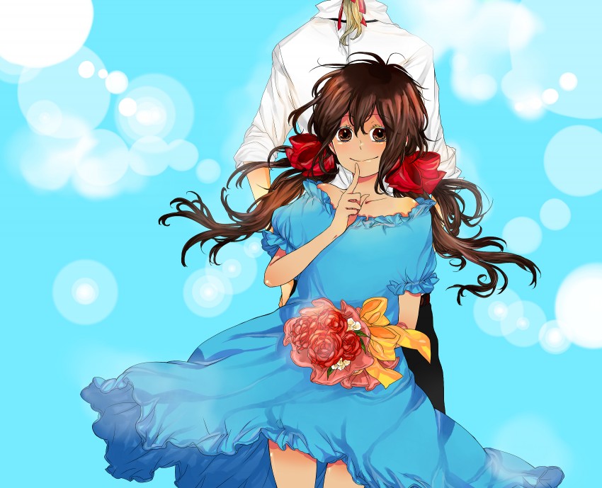 france and seychelles (axis powers hetalia) drawn by manda_(tyomesuke)