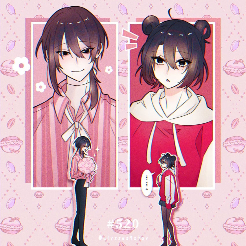 li yuting and mo chengwei (touqi guaitan) drawn by ulysses7star