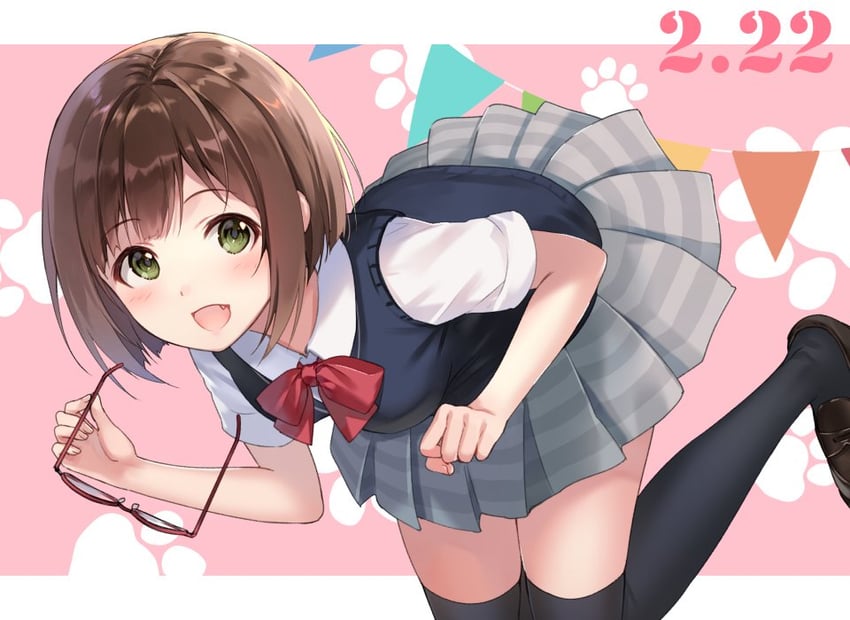 maekawa miku (idolmaster and 2 more) drawn by fukahire_(ruinon)
