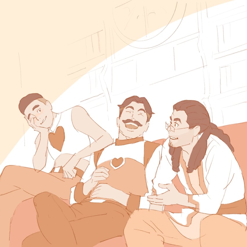 bow, lance, and george (she-ra and the princesses of power) drawn by 55bata6rou