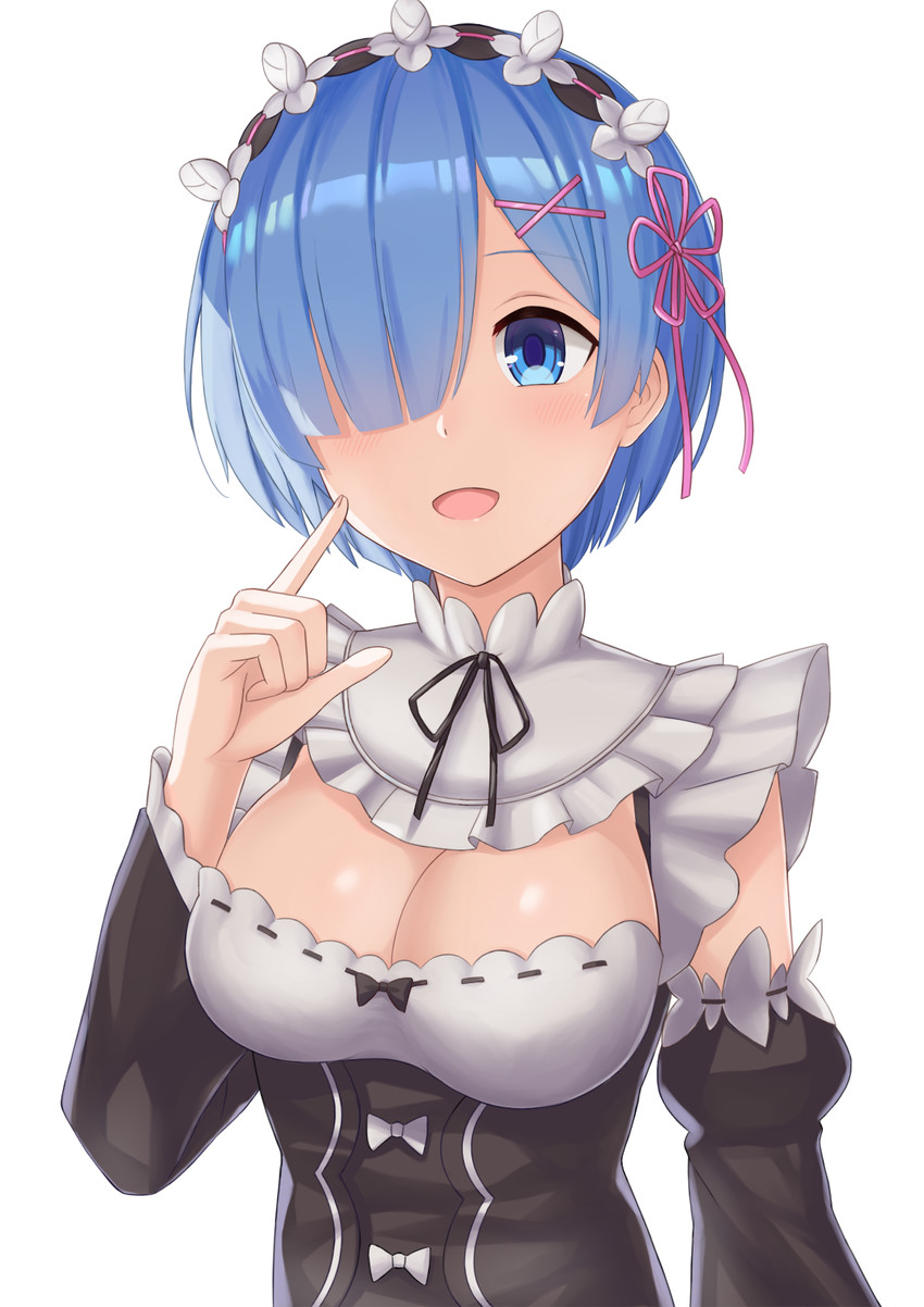 rem (re:zero kara hajimeru isekai seikatsu) drawn by zilaishui