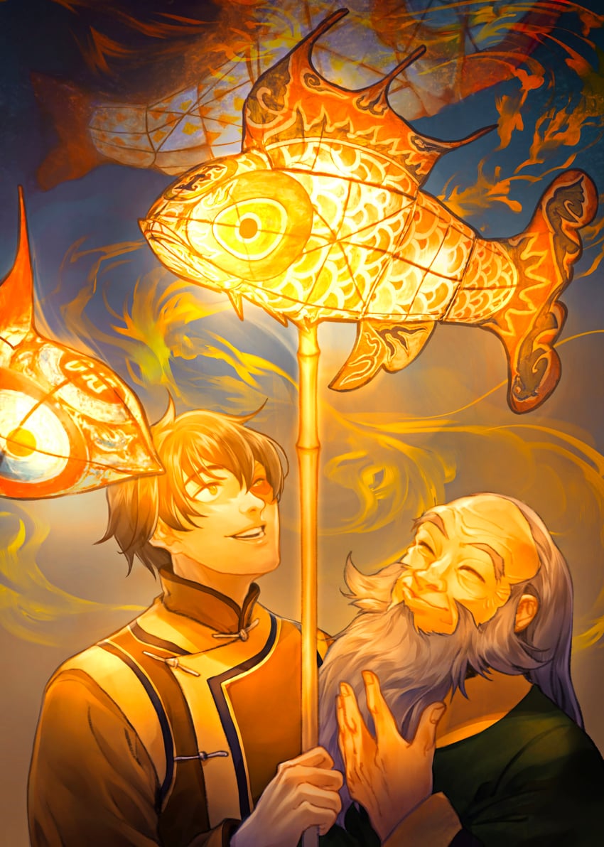 zuko and iroh (avatar legends and 1 more) drawn by botanicaxu