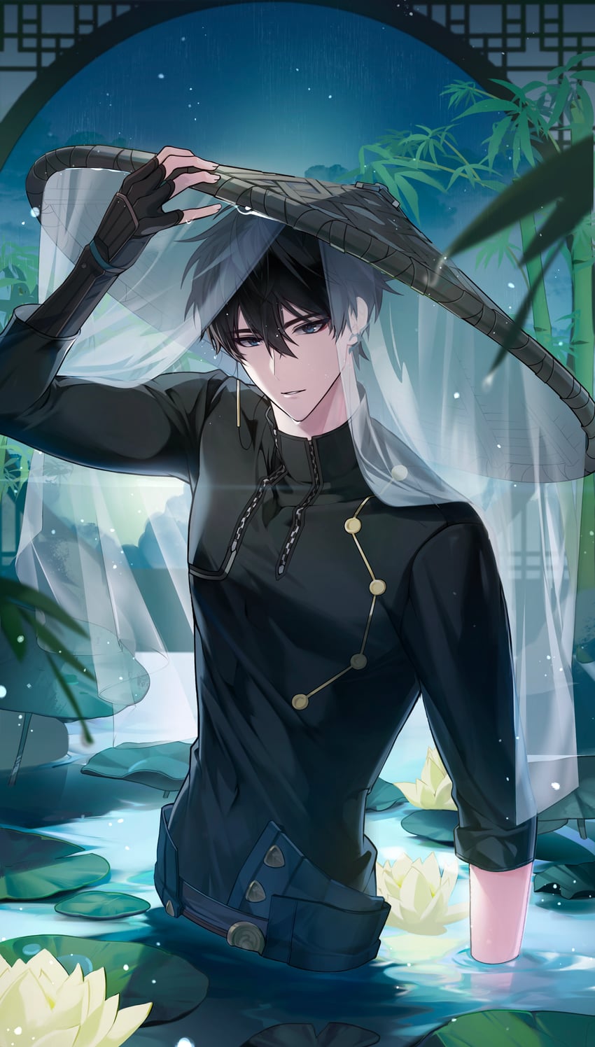 dan heng (honkai and 1 more) drawn by moyamohya