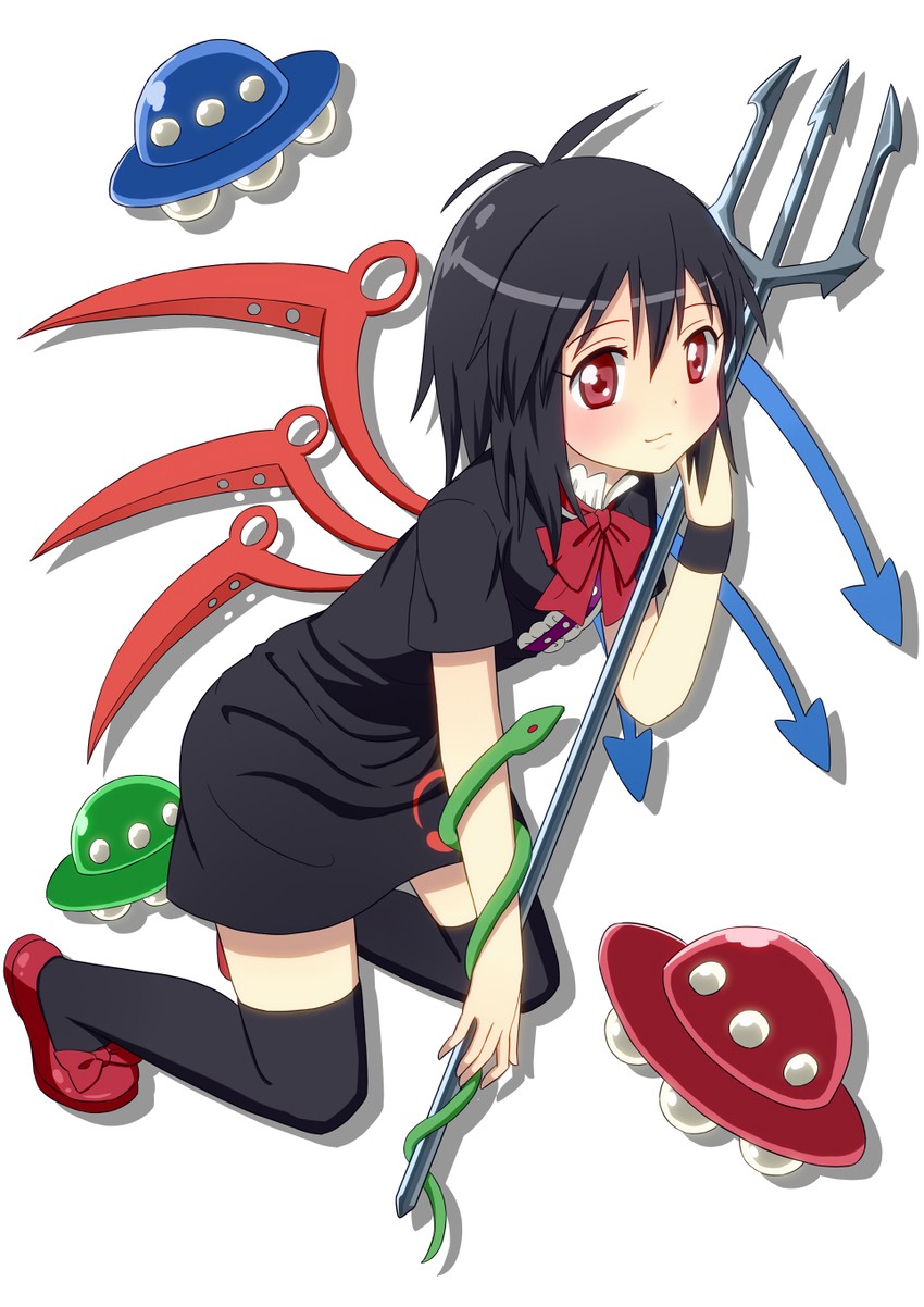 houjuu nue (touhou) drawn by monmonga