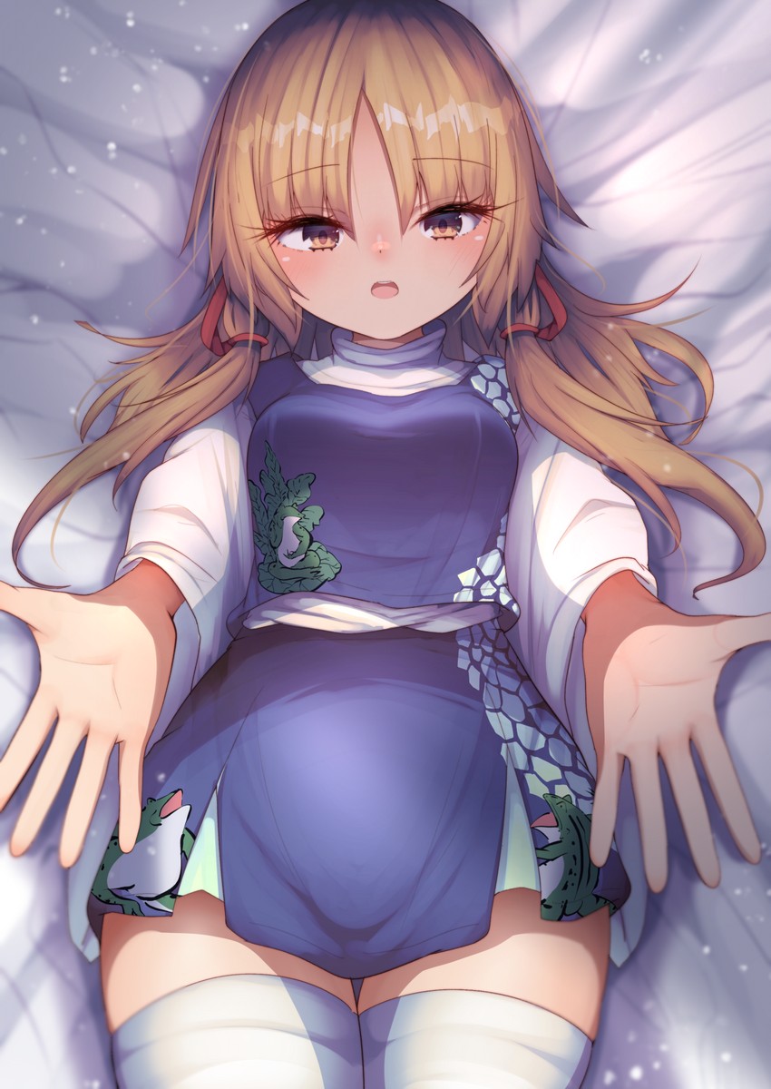 moriya suwako (touhou) drawn by darumoon