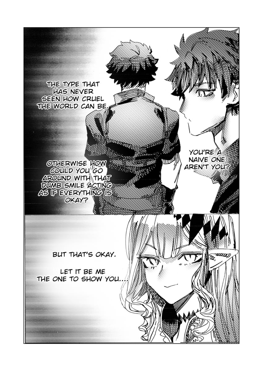 fujimaru ritsuka and baobhan sith (fate and 1 more) drawn by obazzotto