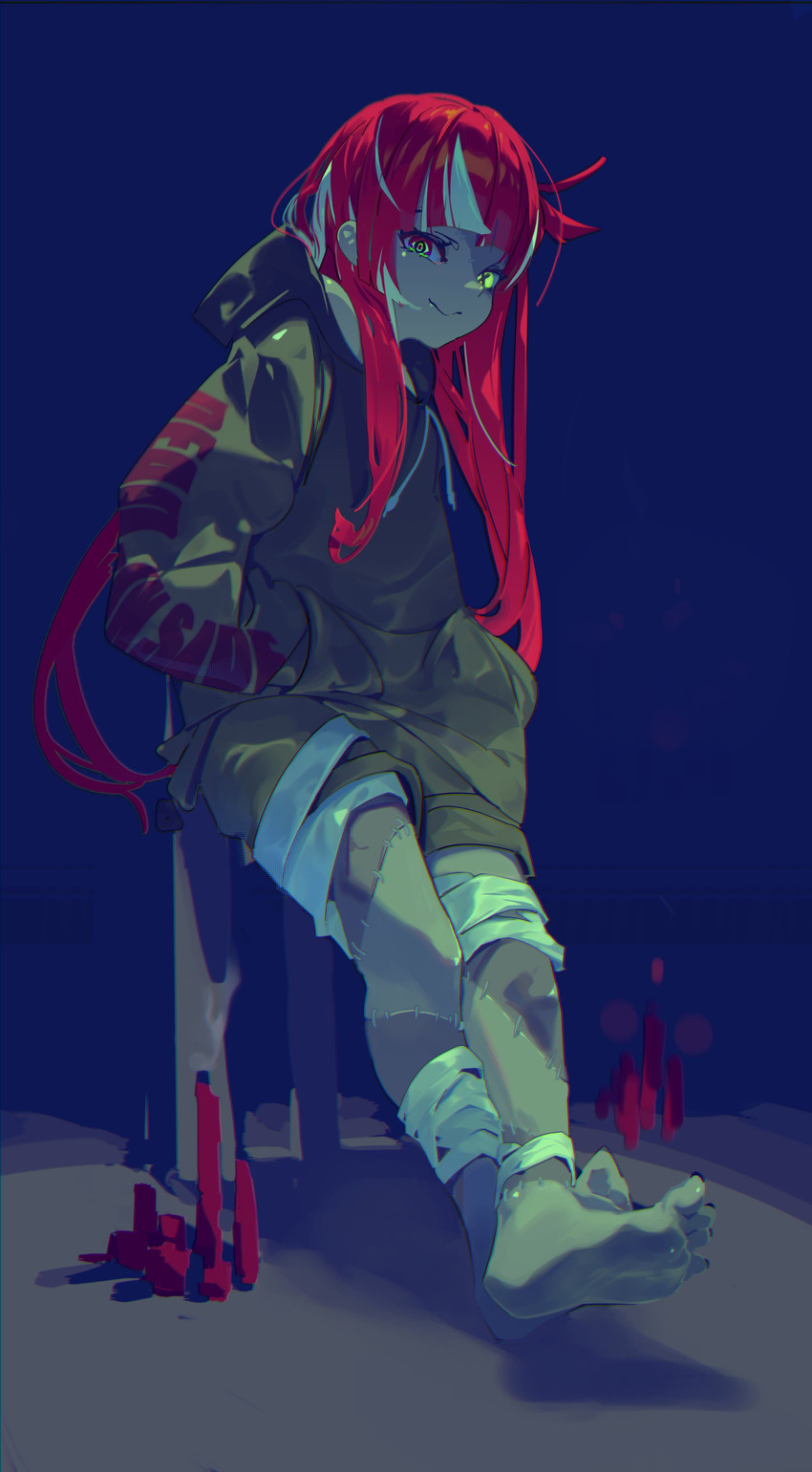 kureiji ollie (hololive and 1 more) drawn by old_metal_666