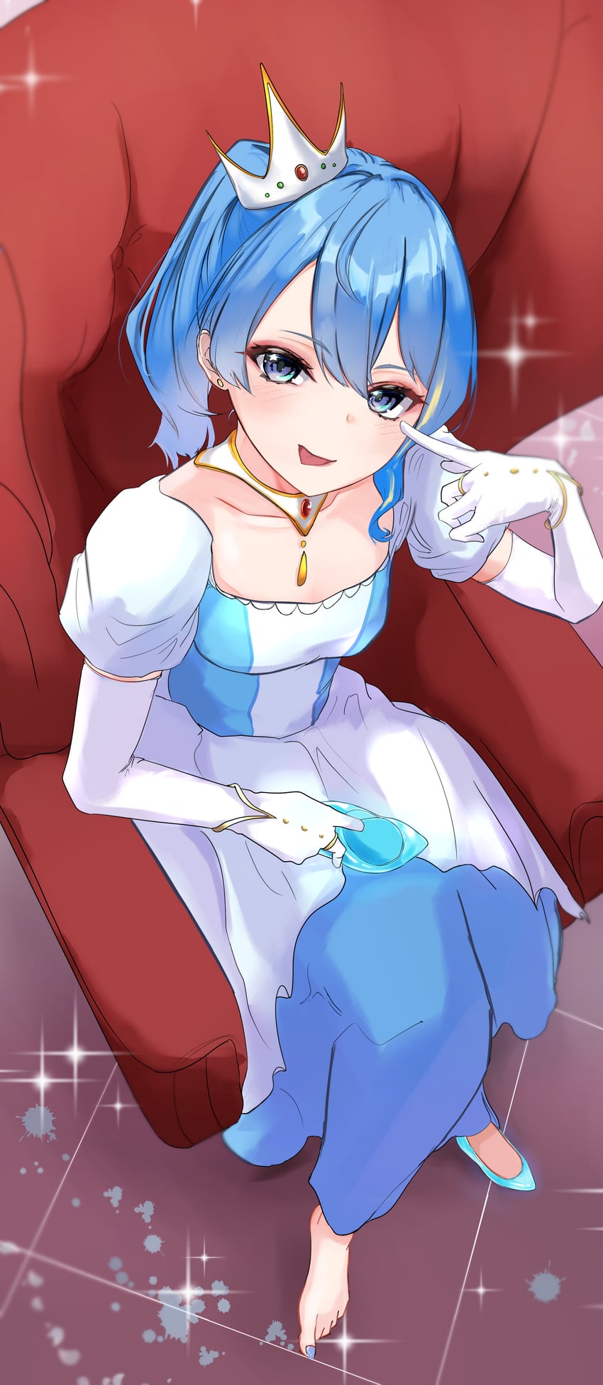 hoshimachi suisei (hololive and 1 more) drawn by kuwapu12