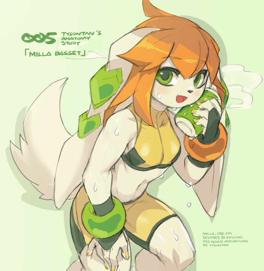milla basset (freedom planet and 1 more) drawn by tyson_tan