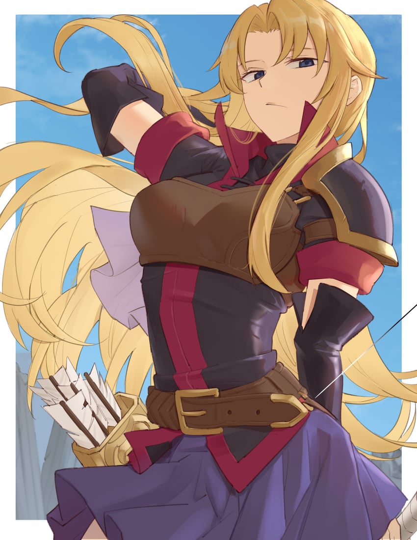 clarisse (fire emblem and 2 more) drawn by ebinku