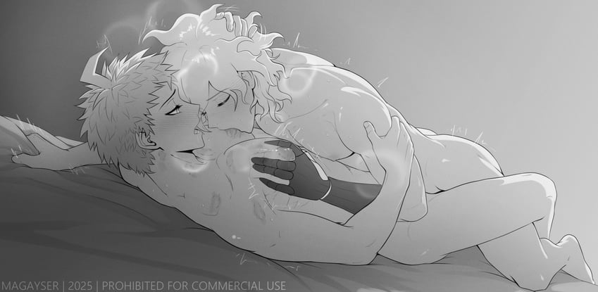 komaeda nagito and hinata hajime (danganronpa and 1 more) drawn by magayser