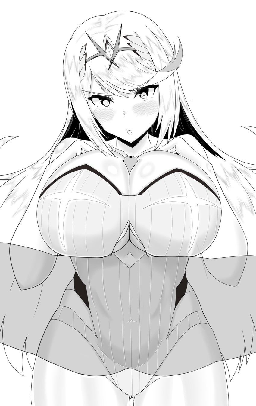 mythra (xenoblade chronicles and 1 more) drawn by gatyo_5