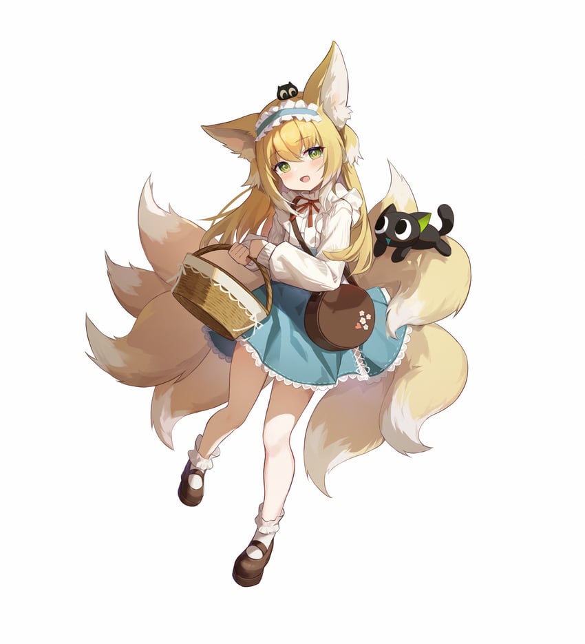 suzuran, luo xiaohei, and heixiu (arknights and 1 more) drawn by synring97