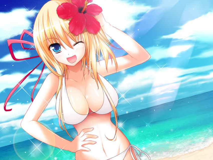 Hot anime bikini