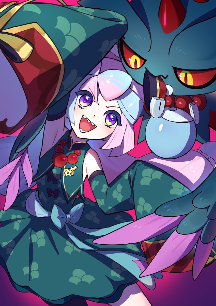 flutter mane and iono (pokemon and 1 more) drawn by so_oziji
