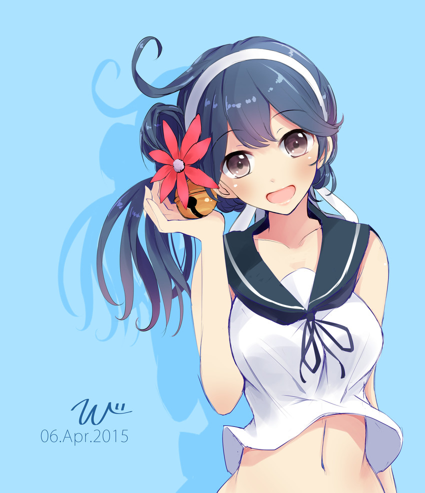 ushio, akebono, and ushio kai ni (kantai collection) drawn by tebi_(tbd11)