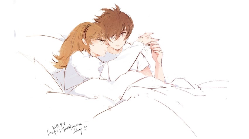 francoise arnoul and shimamura joe (cyborg 009) drawn by manodemarina