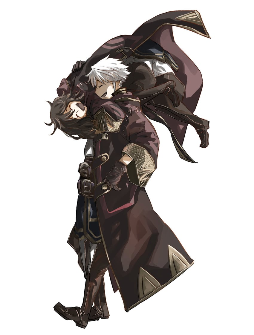 male robin and female morgan (fire emblem and 1 more) drawn by fe_erre