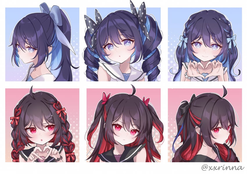 seele vollerei and seele (honkai and 1 more) drawn by rinna_(xxrinna)